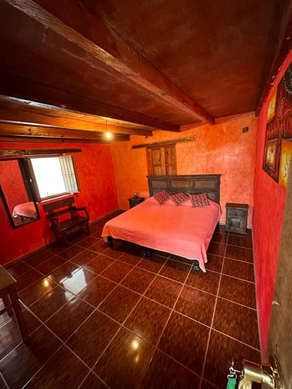 Postel nebo postele na pokoji v ubytování Hotel del Pozo