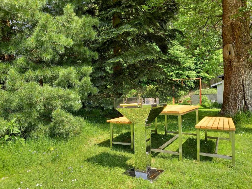 Zahrada ubytování Casa Karp "Maisonette"