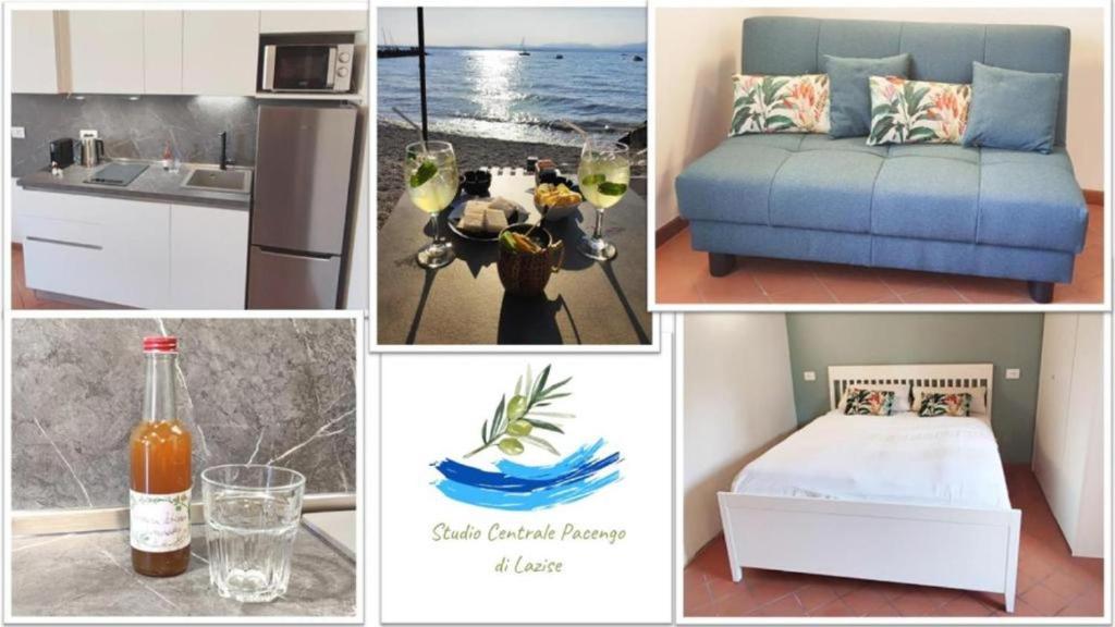 Kuchyň nebo kuchyňský kout v ubytování Studio Centrale Pacengo di Lazise