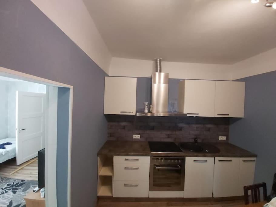 Kuchyň nebo kuchyňský kout v ubytování 2-room Cozy Apartment @ City Center