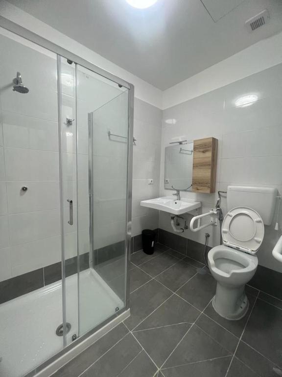 Koupelna v ubytování Roma Palace