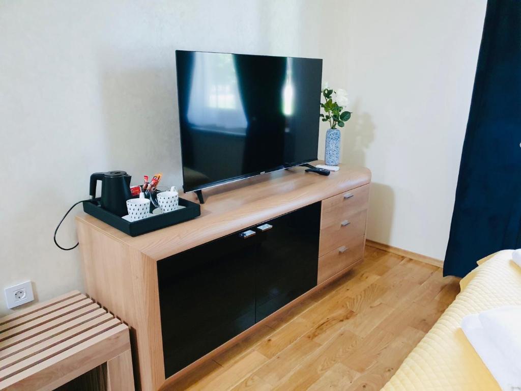 TV a/nebo společenská místnost v ubytování Diamond