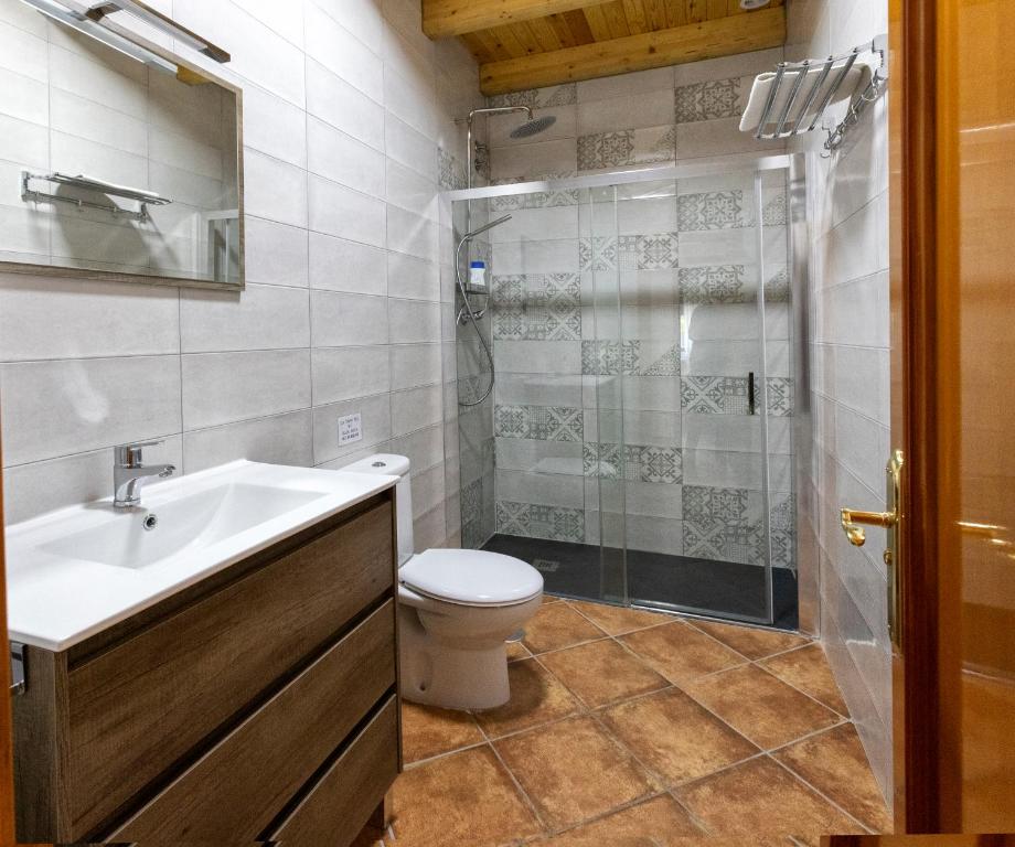 A bathroom at Las Casas de Pecheye