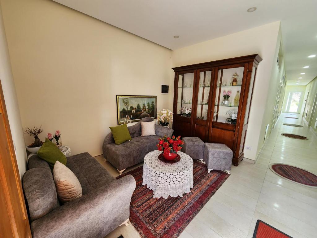 Posezení v ubytování Llogora Dervishaliu Hotel