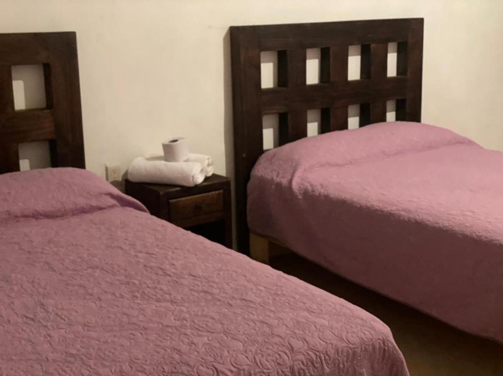 Postel nebo postele na pokoji v ubytování Hotel del Pozo