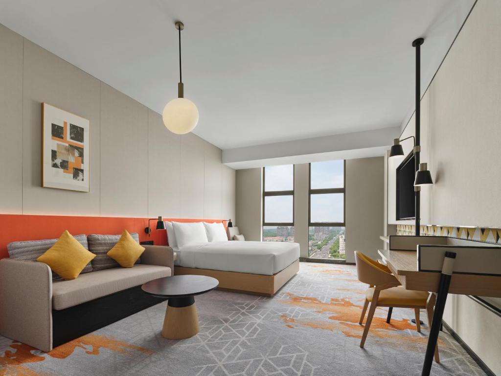 Hilton Garden Inn Jiaxing Xiuzhou - Room King - Plancher Haut