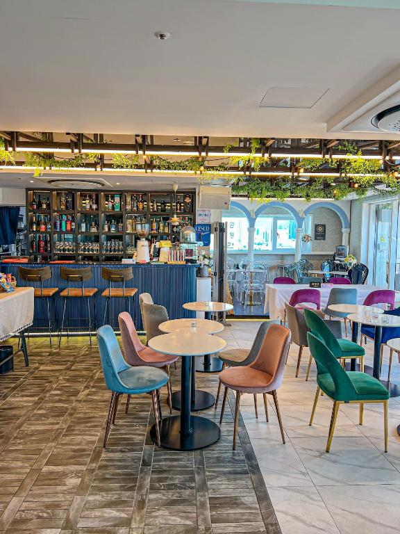 Posezení v ubytování Hound Hotel Busan Station