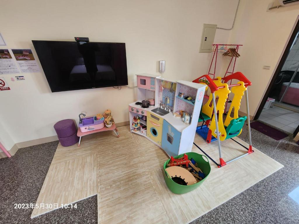 TV a/nebo společenská místnost v ubytování Cute ohpa BnB