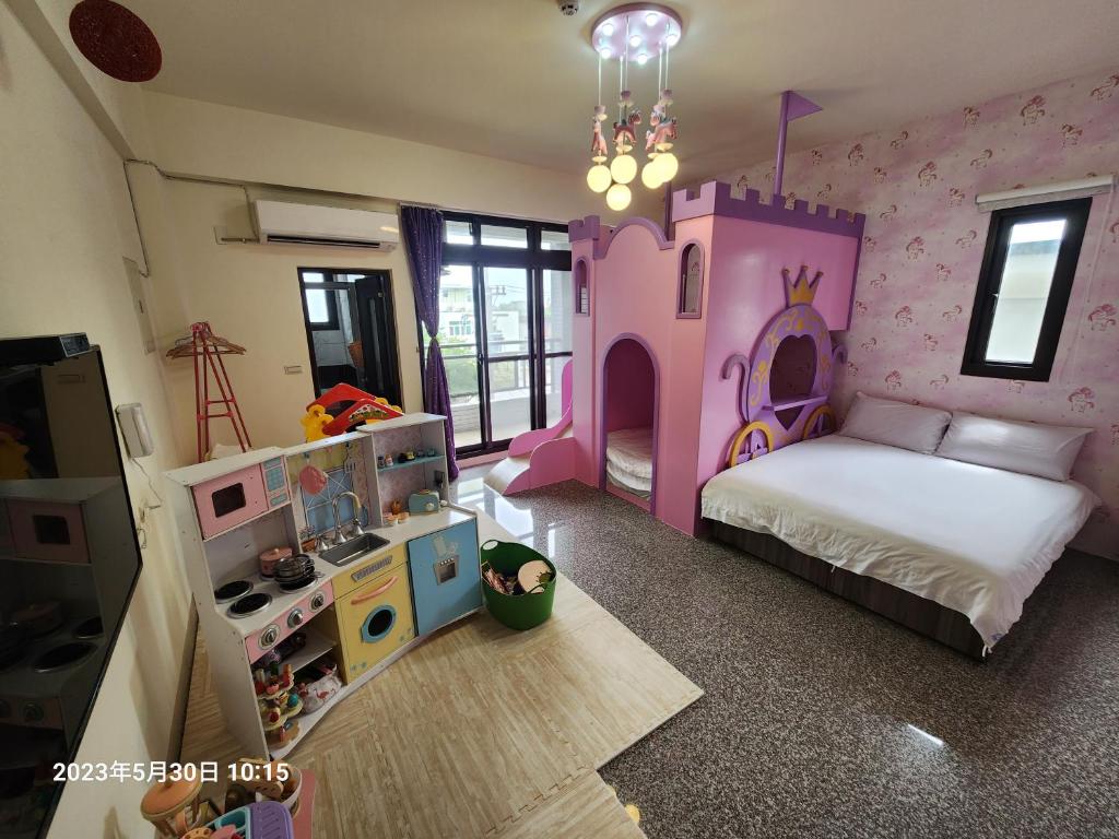 Postel nebo postele na pokoji v ubytování Cute ohpa BnB