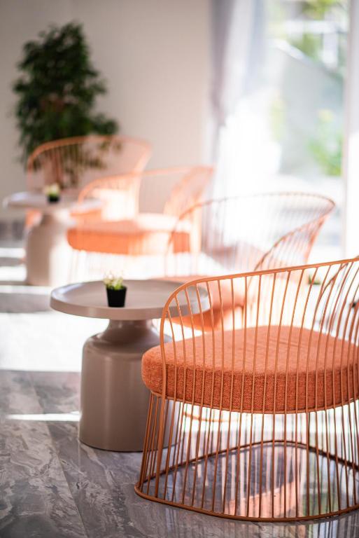 Χώρος καθιστικού στο Amfora Hotel & Spa