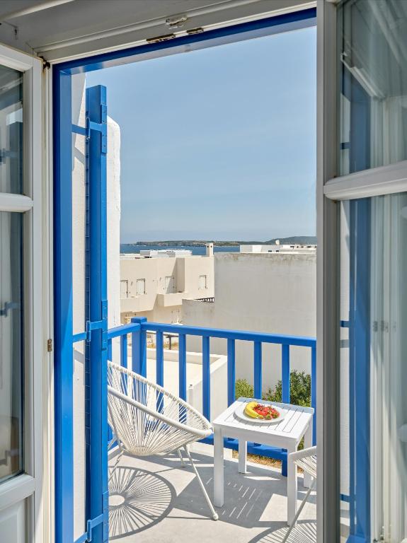 Balkón nebo terasa v ubytování Bedspot Apartments Paros