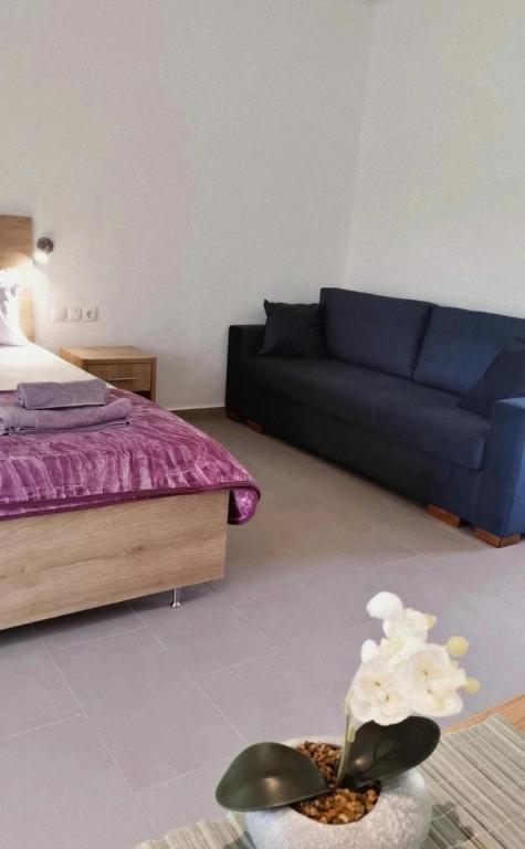 Postel nebo postele na pokoji v ubytování CASA QUERCU