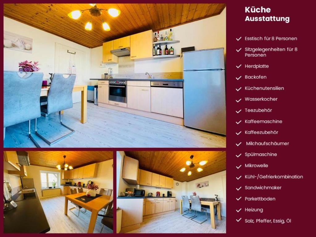 Kuchyň nebo kuchyňský kout v ubytování Ferienwohnung Bosruckblick