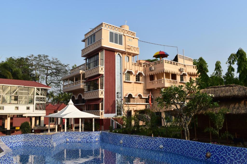 Bazén v ubytování SHELDON RESORT & SPA nebo v jeho okolí