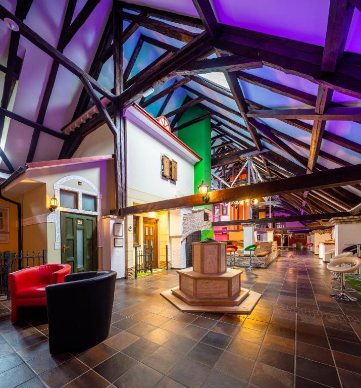 Posezení v ubytování Hotel Vécsecity