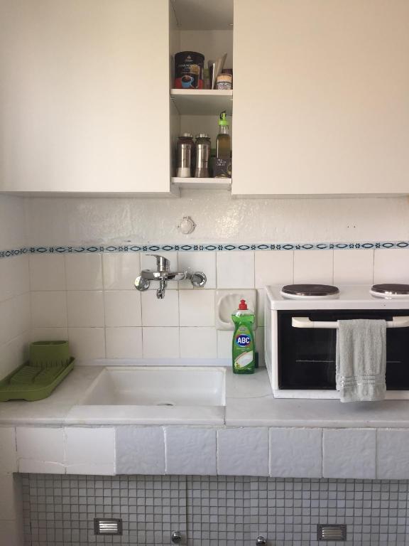 Kuchyň nebo kuchyňský kout v ubytování Yves apartment