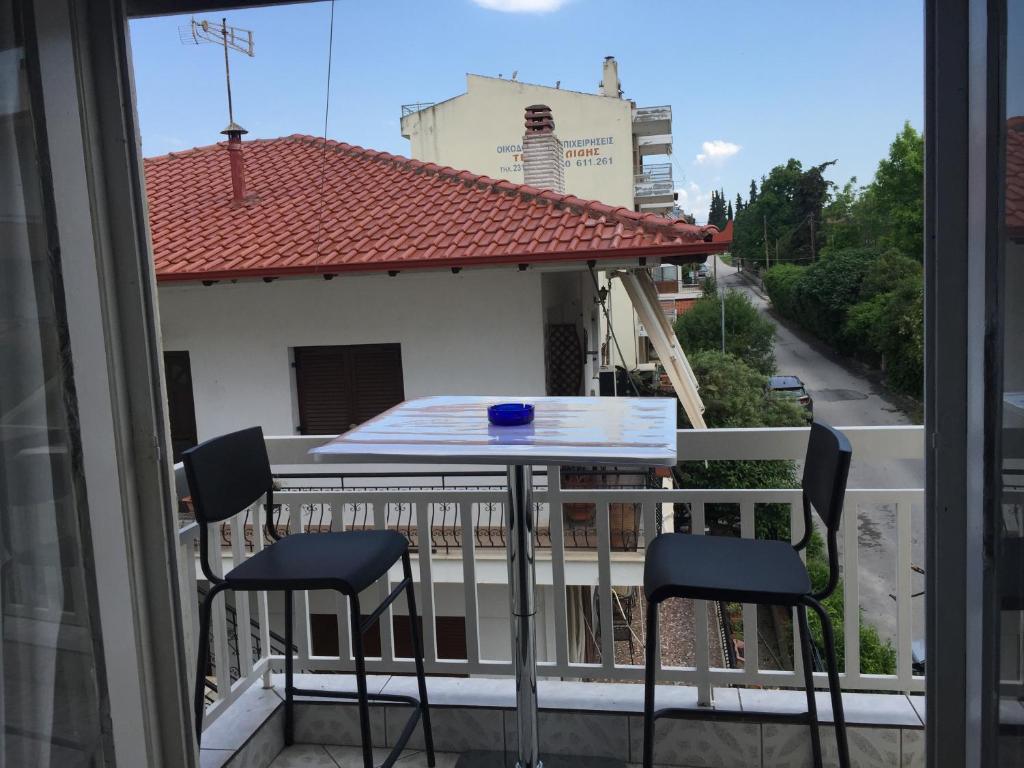Balkón nebo terasa v ubytování Yves apartment