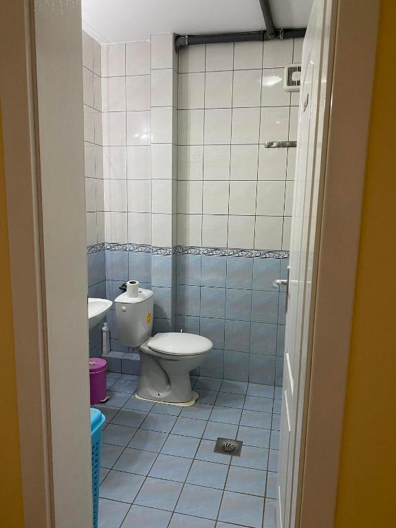 Koupelna v ubytování Guest House Trajkovic Jagodina