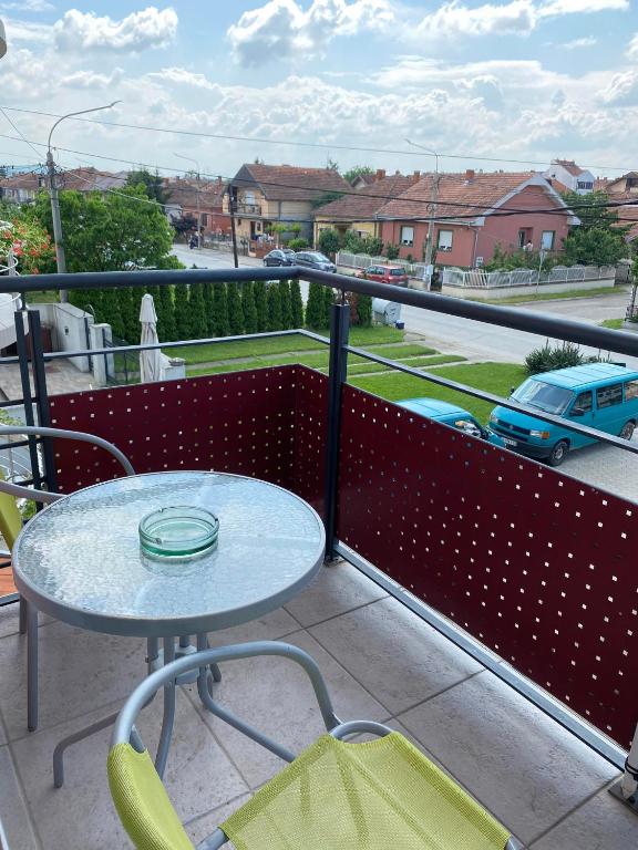 Balkón nebo terasa v ubytování Guest House Trajkovic Jagodina