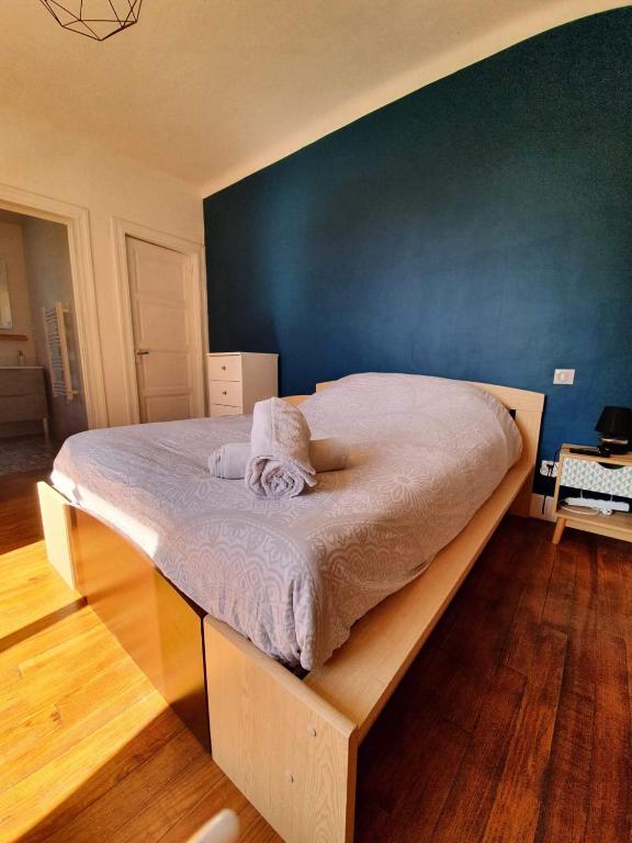 Postel nebo postele na pokoji v ubytování Spacieux Cosy