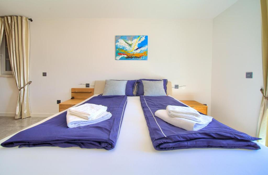 Postel nebo postele na pokoji v ubytování Rooms Salvia