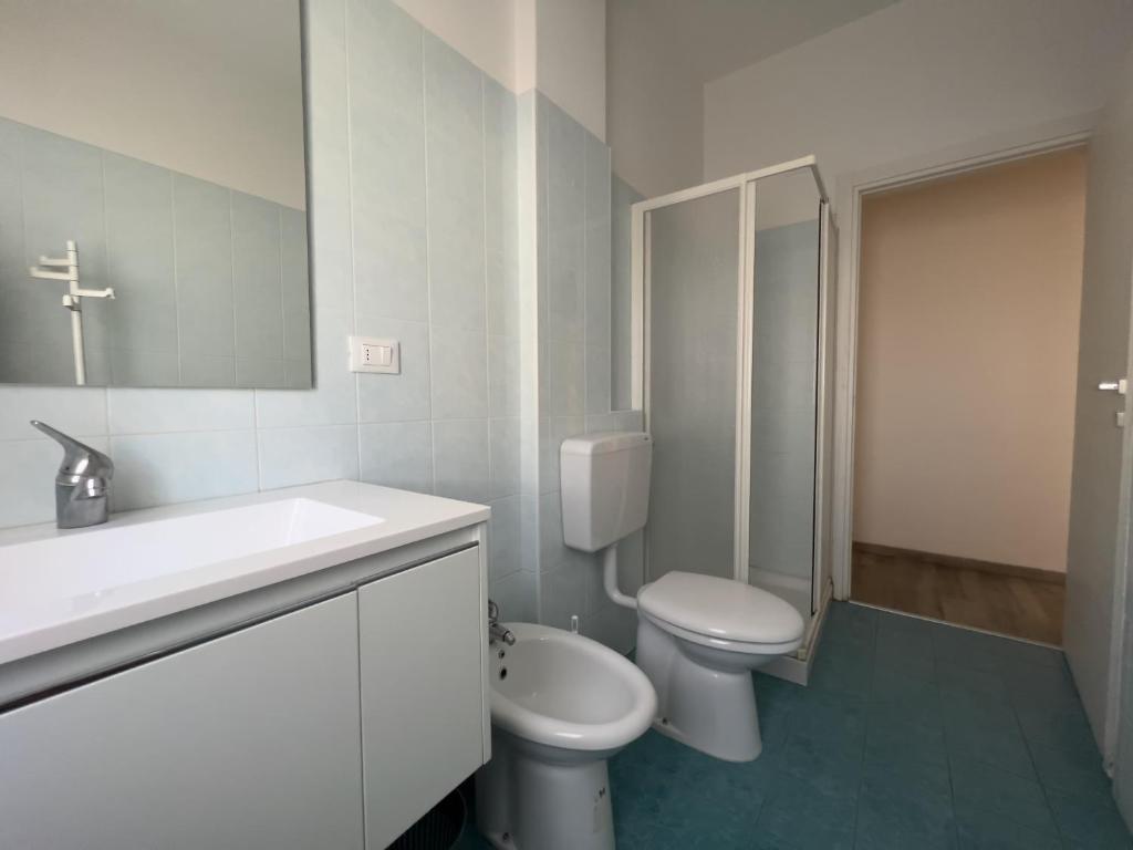 Kúpeľňa v ubytovaní Appartamenti Diplomatic-Residence Fronte mare-Piazza Torino-Lido di Jesolo