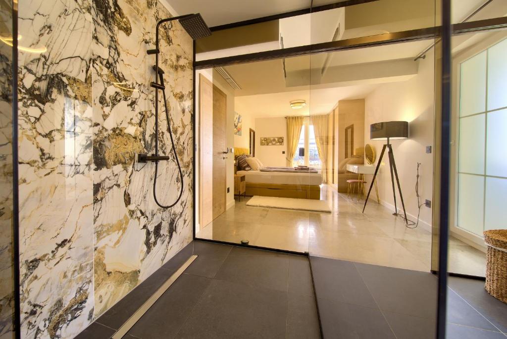 Postel nebo postele na pokoji v ubytování Rooms Salvia