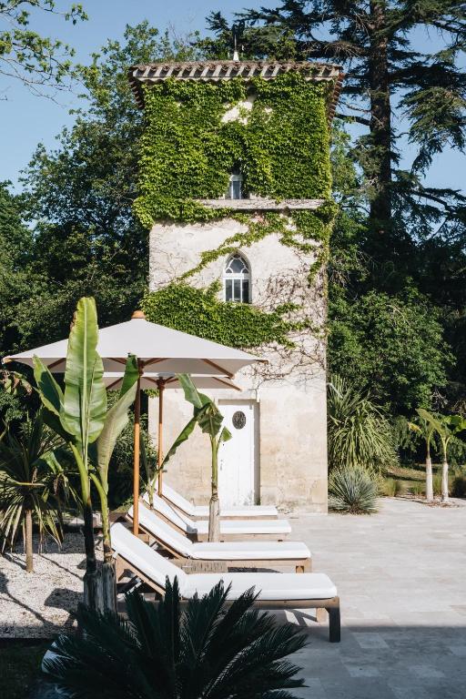 Zahrada ubytování Le Château Réal