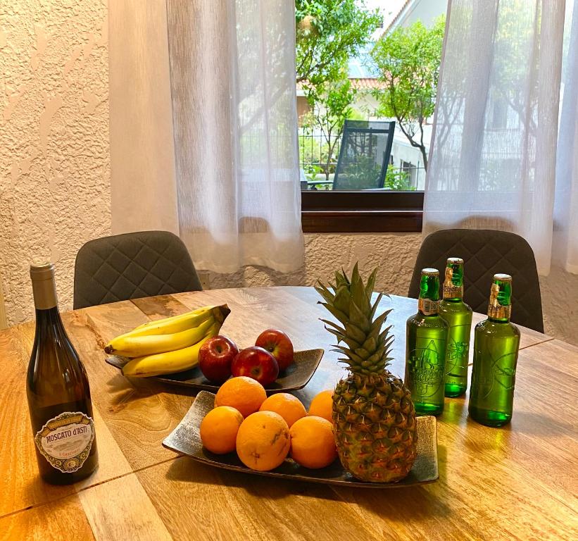 Jídlo v prázdninového domu nebo okolí