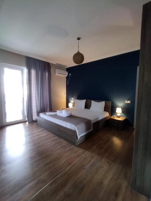 Postel nebo postele na pokoji v ubytování Sanny villa