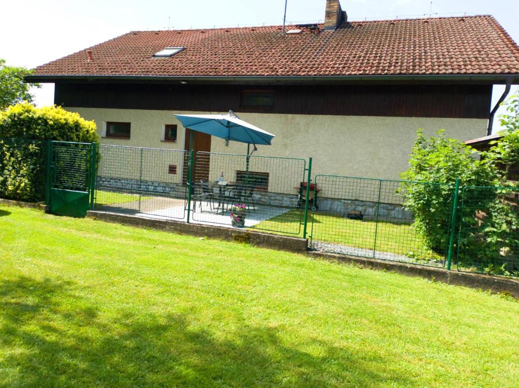 Zahrada ubytování Apartmán u Vrbů