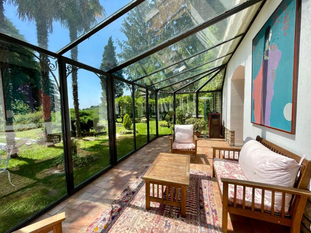 A garden outside Villa Sofia by Interhome