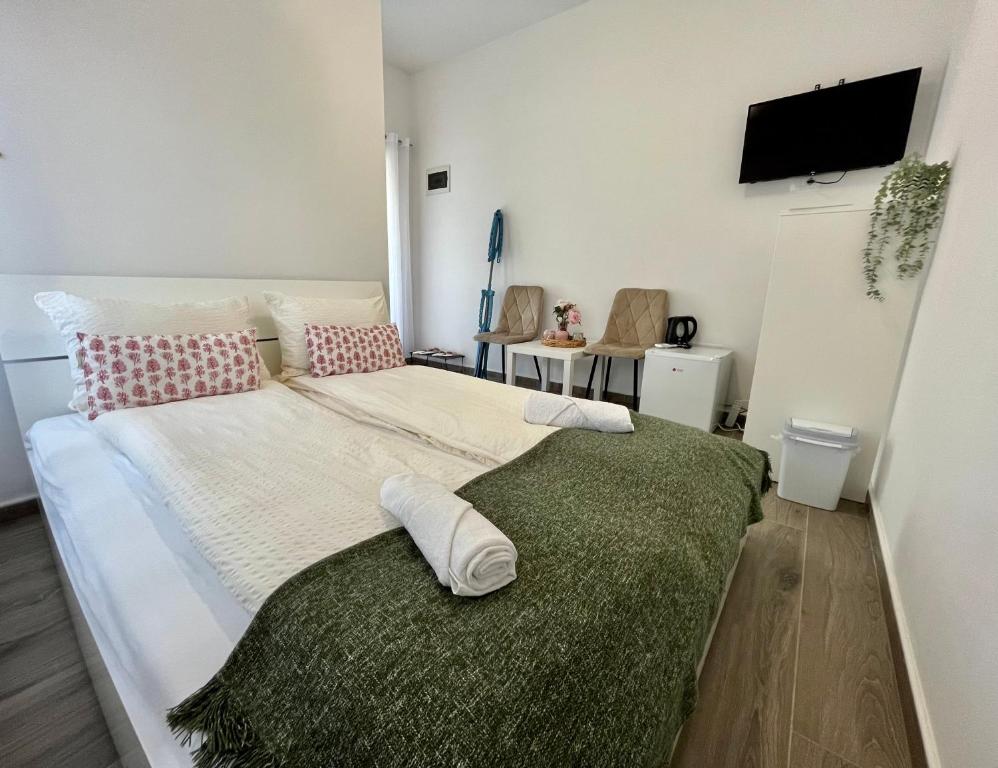 Postel nebo postele na pokoji v ubytování Panorama rooms