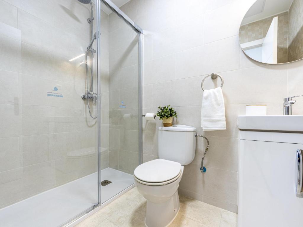 Koupelna v ubytování Apartment Dumitru by Interhome