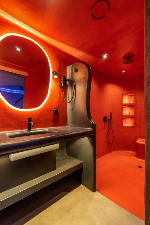 Koupelna v ubytování ALFA HOTEL