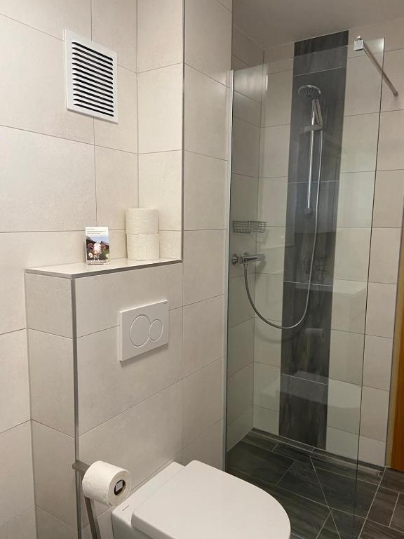 Koupelna v ubytování Bauernhof Landhaus Hofer