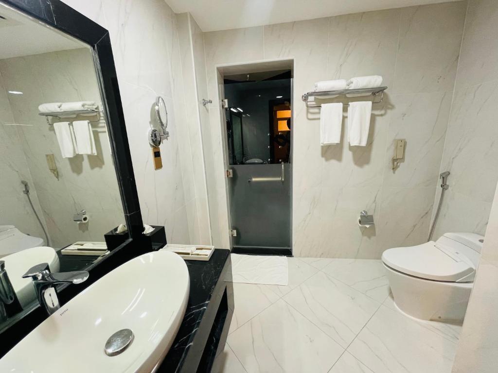 Koupelna v ubytování Grand Legacy Hotel Doha