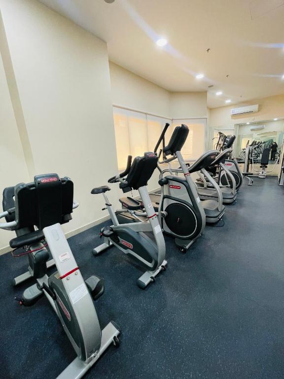 Fitness centrum a/nebo fitness zařízení v ubytování Grand Legacy Hotel Doha