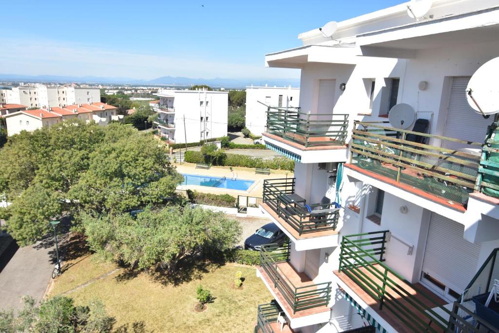 Balkón alebo terasa v ubytovaní RNET - Mas Oliva Studio, piscina, terraza
