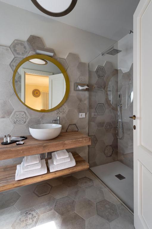 Koupelna v ubytování Cà Uberti Palace Hotel