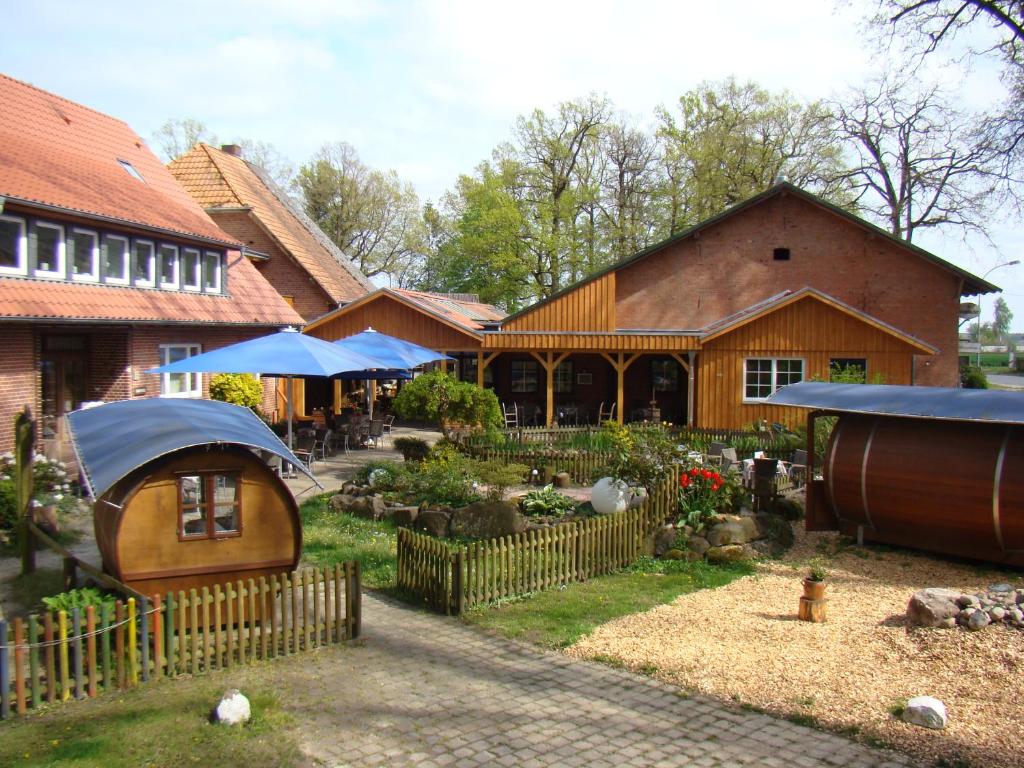 Zahrada ubytování Schlaffass bei Meyerhöms