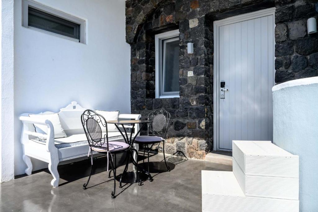 Posezení v ubytování Deep Earth Villas