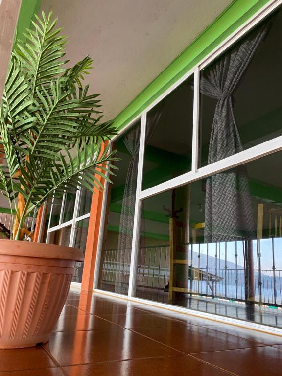 Balkón nebo terasa v ubytování Cabañas y Habitaciones El Malecón