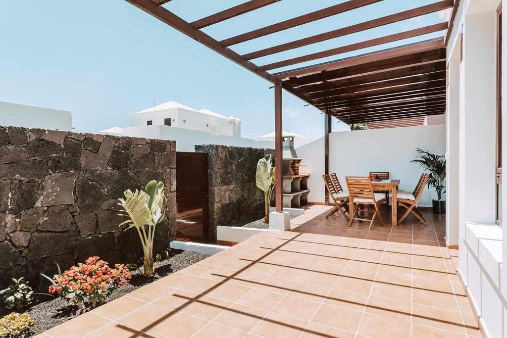 Balkón nebo terasa v ubytování Villa Lyra Piscina Climatizada
