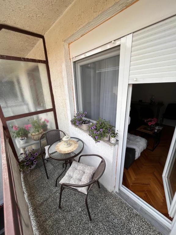 Balkón nebo terasa v ubytování Apartman Polo