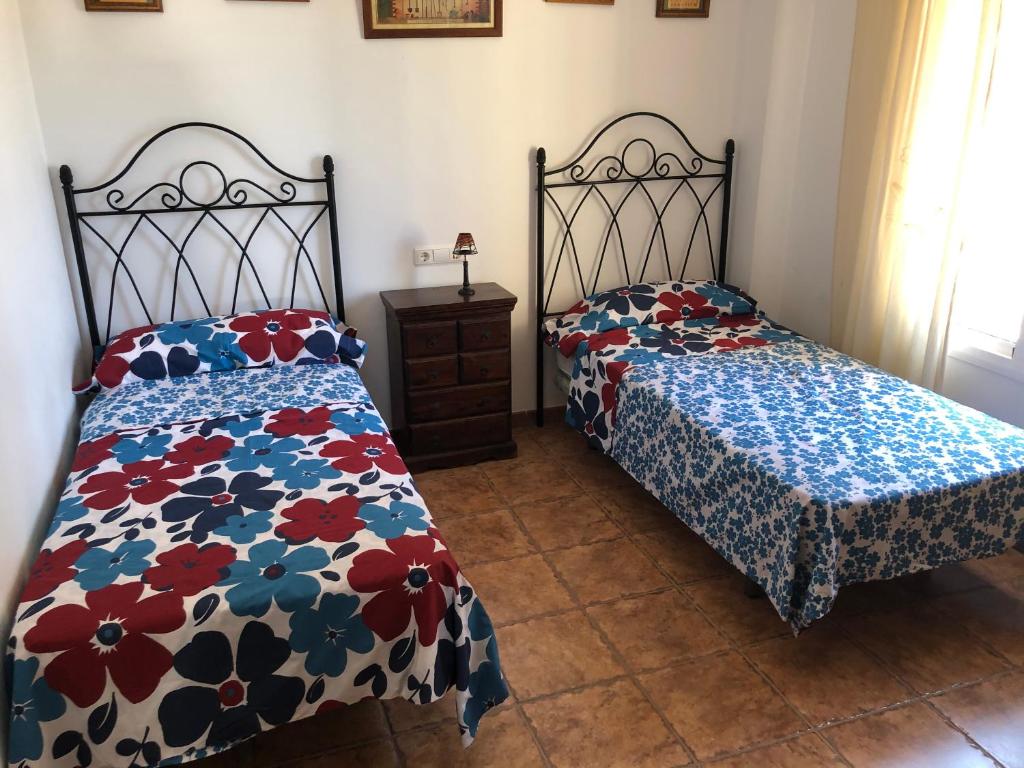 Posteľ alebo postele v izbe v ubytovaní Moderno y amplio chalet, con piscina privada