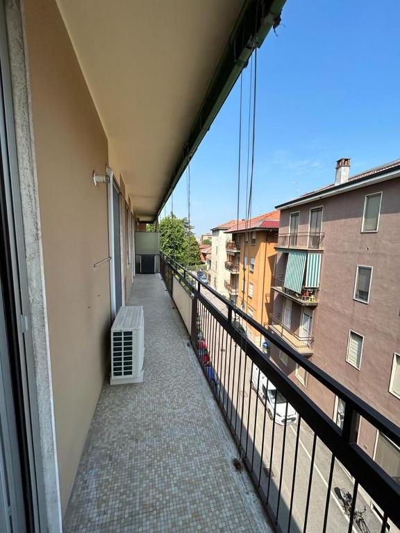 Balkón nebo terasa v ubytování Il Torrione Lodi