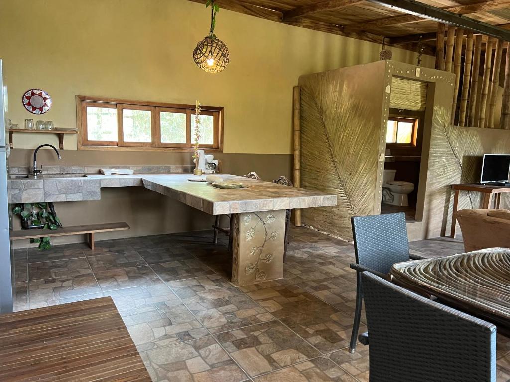 Kuchyň nebo kuchyňský kout v ubytování Villas Adriana, Palenque
