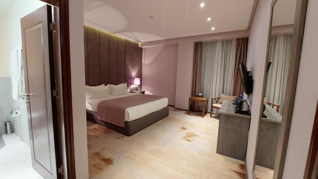 Postel nebo postele na pokoji v ubytování Aurora Resort, Tsaghkadzor