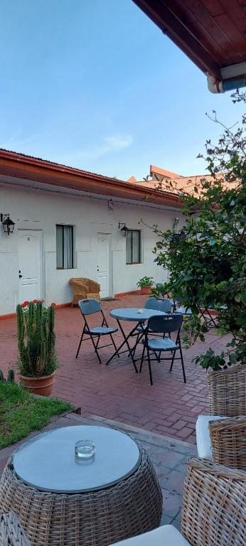 Patio nebo venkovní prostory v ubytování Hotel Chagual